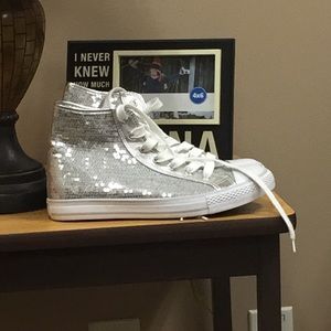 Sequined hightops